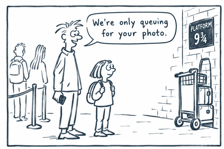 First panel of Just for the Photo